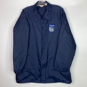 Vintage Mr Leggs Walter Peak Queenstown NZ Lightweight Blue Jacket Large